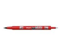 Pilot Pen - Marqueur permanent Twin Marker - pointe 0,5 ou 0,7 mm - rouge