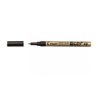 Marqueur pilot feutre permanent encre métallique pointe finenon biseautée 4mm or