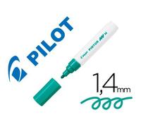 Marqueur pilot pintor peinture base d'eau ultra-couvrante toutes surfaces pointe moyenne coloris vert