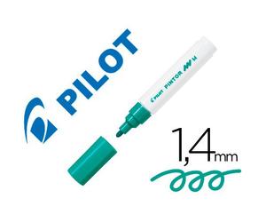Marqueur pilot pintor peinture base d'eau ultra-couvrante toutes surfaces pointe moyenne coloris vert
