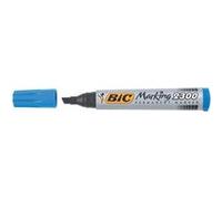 BIC Marking 2300 - Marqueur - permanent - bleu - encre à base d'alcool - 3.1-5.3 mm - paquet de 12
