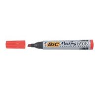 Marqueur Pointe Biseau - Bic Marking 2300 rouge Rouge G