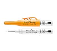Pica BIG Ink Instant-White 170/52 | Marqueur blanc permanent XL Smart-Use | Premier marqueur de trous profonds blanc | Marque immédiatement sans secouer | Pour surfaces lisses et sèches