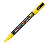 Marqueur Posca PC3M pointe fine de 0,9 à 1,3 mm - jaune