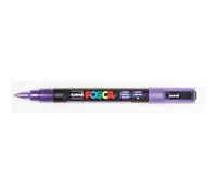 Marqueur - POSCA - PC3ML - Violet Pailleté - Pointe fine - Opaque