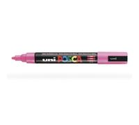 Marqueur posca pc5m gouache encre inodore toutes surfaces pointe moyenne conique couleur opaque couvrante rose