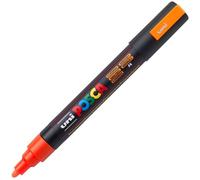 Marqueur - POSCA - PC5M - Orange Fluo - Pointe Conique Moyenne - Opaque
