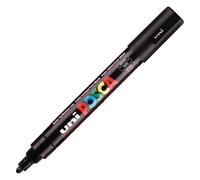 Marqueur Posca PC5M pointe moyenne de 1,8 à 2,5 mm - noir