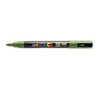 Marqueur Posca Pointe conique Fine Uni Vert kaki Vert G