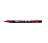 Marqueur Posca Rouge Foncé Pc3m Pointe Conique Fine