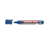 edding - Whiteboard marker 360, pointe ogive, bleu Bleu G