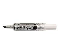 Pentel Marqueurs tableau blanc MAXIFLO MWL6 Pointe biseautée large Noir Lot de 3