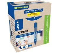 Marqueur Pour Tableau Blanc - Pilot - V Board Master - Rechargeable - Pointe En Fibre Acrylique - Opaque