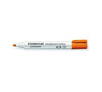 Marqueur pour tableau blanc - STAEDTLER - LUMOCOLOR 351 - Pointe ronde d'environ 2 mm - Orange - Effaçable