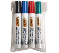 Marqueur pour tableau blanc Velleda 1791 - x4 - Pointe biseautée - Couleurs assorties