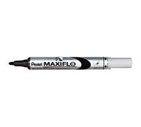Pentel Marqueur pour tableau blanc Maxiflo, encre liquide, pointe ogive, largeur de trait 1,1 mm, Noir