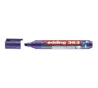 Edding 363 Marqueur pour tableaux blancs - violet - 1 stylo - pointe biseautée 1-5 mm - feutre effaçable - pour tableaux, blanc, magnétique, mémo et chevalet de conférence - sketchnotes