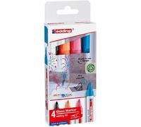 Marqueur pour verre 4-95-4-2 assorti 4 pièces Paquet de 10 pièces
