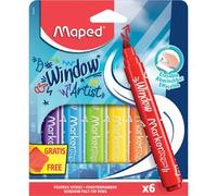 Marqueur pour vitre MARKER'PEPS Window, étui de 6