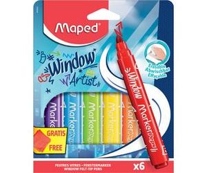 Marqueur pour vitre MARKER'PEPS Window, étui de 6