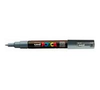 UNI-BALL Lot de 3 Marqueurs Pte conique extra-fine POSCA PC1MC 0,7-1mm Gris Ardoise