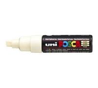 Marqueur Pte large biseautée POSCA PC8K 8mm Ivoire G
