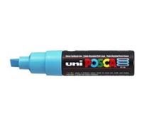 Marqueur Pte large biseautée POSCA PC8K 8mm Turquoise Fluo G