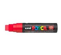 Posca Marqueur à pigment PC-17K – Pointe extra-large biseautée 15 mm – Rouge