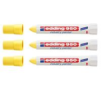 Marqueur spécial edding 950 industry painter, 10 mm | (3 marqueurs, jaune)