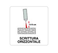 Marqueur spray follow me rouge METRICA - 50181