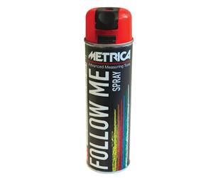Marqueur spray follw me jaune METRICA - 50183