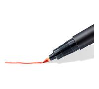 Marqueur staedtler permanent dry safe lumocolor 318 pointe fine 0,6mm coloris assrotis etui de 14 feutres