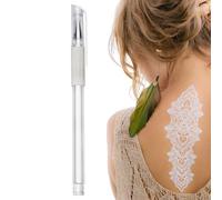 Marqueur temporaire pour la peau Stylo de marquage des bras | Stylo de marquage blanc lavable Body Art Supply Tool Crayon de dessin Position Mapping Mark Tool