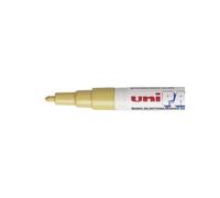 Uni-Ball Marqueur permanent PAINT PX21 – pointe moyenne – jaune