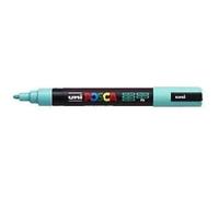 Marqueur - Uni-Ball - Pc-5m - Vert Turquoise - Indélébile - Pointe Fine - 6 Unités