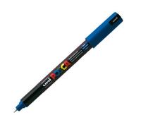 POSCA Osama Uni marker PC1 pointe extra fine avec trait de 0,7 mm couleur bleu