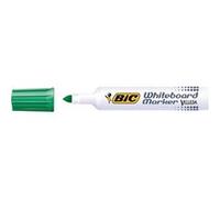 BIC Feutres pour tableau blanc Velleda 1711 – Pointe conique moyenne – Vert – Boîte de 12