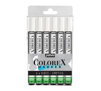 Marqueur Vide Encre Aquarelle Colorex Marker 6 Pcs
