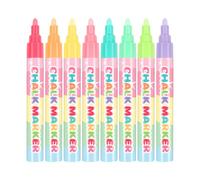Marqueurs à craie liquide - Fournitures de tableau blanc effaçable - Marqueur de panneau de mariage - pour enseignants, étudiants, salle de classe, , maison, cuisine, bureau, restaurant