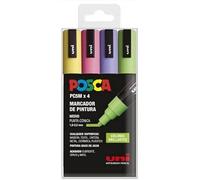 Marqueurs - Craftelier - Lot De 4 Pc5m - Pointe Conique Moyenne - Couleur Citronier - Indélébile