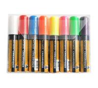 Marqueurs Craie Securit Illumigraph 15 Mm - Lot De 8