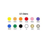 Marqueurs De Peinture Acrylique 12/24 Couleurs, Stylo Marqueur De Peinture Permanente Pour Tissu En Céramique, Roche, Verre, Toile, Tasse En Porcelaine, Peinture Sur Bois
