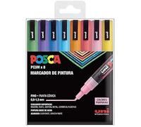 UNI Posca PC 3M Sparkling Lot de 8 marqueurs de peinture