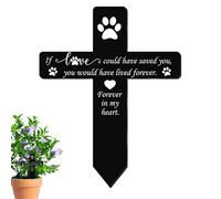 Marqueurs de tombe pour animaux de compagnie, marqueur de tombe pour chien | Piquet de marqueur de tombe en acrylique commémoratif - Décoration de jardin souvenir, ornements de cimetière de signe