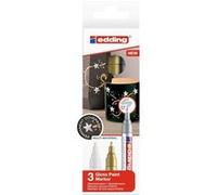 Marqueurs Peinture Edding 750 Pointe Médium - Blanc, Doré, Argent - 3 pcs G