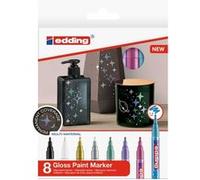 Marqueurs Peinture Edding 751 Pointe Fine - Métallique - 8 pcs G