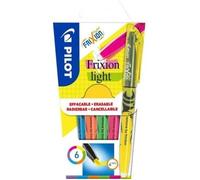 Marqueurs - Pilot - Frixion Light - 6 Couleurs - Pratique - Mixte