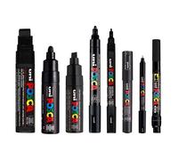 Marqueurs Posca noir | PC-17K PC-7M PC-8K PC-5M PC-3M PC1M PC-1MR PCF350