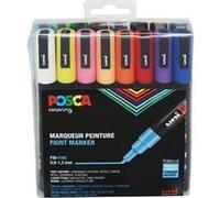 Marqueurs posca pc3m conique fine dark 16 pièces - posca Multicolore - assort. G