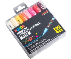 Marqueurs pour affiches PC-1M 16 couleurs POSCA UNI - Uni Mitsubishi Pencil